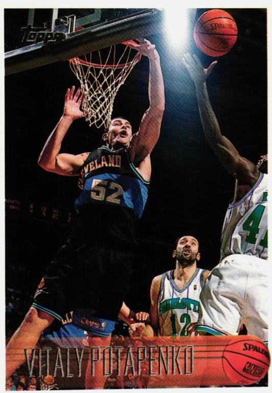 Vitaly Potapenko #172 Basketball Cards 1996 Topps