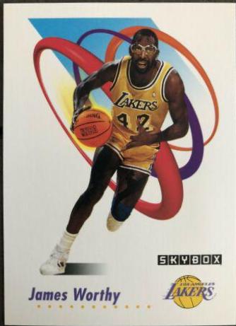 James Worthy #143 Basketball Cards 1991 Skybox