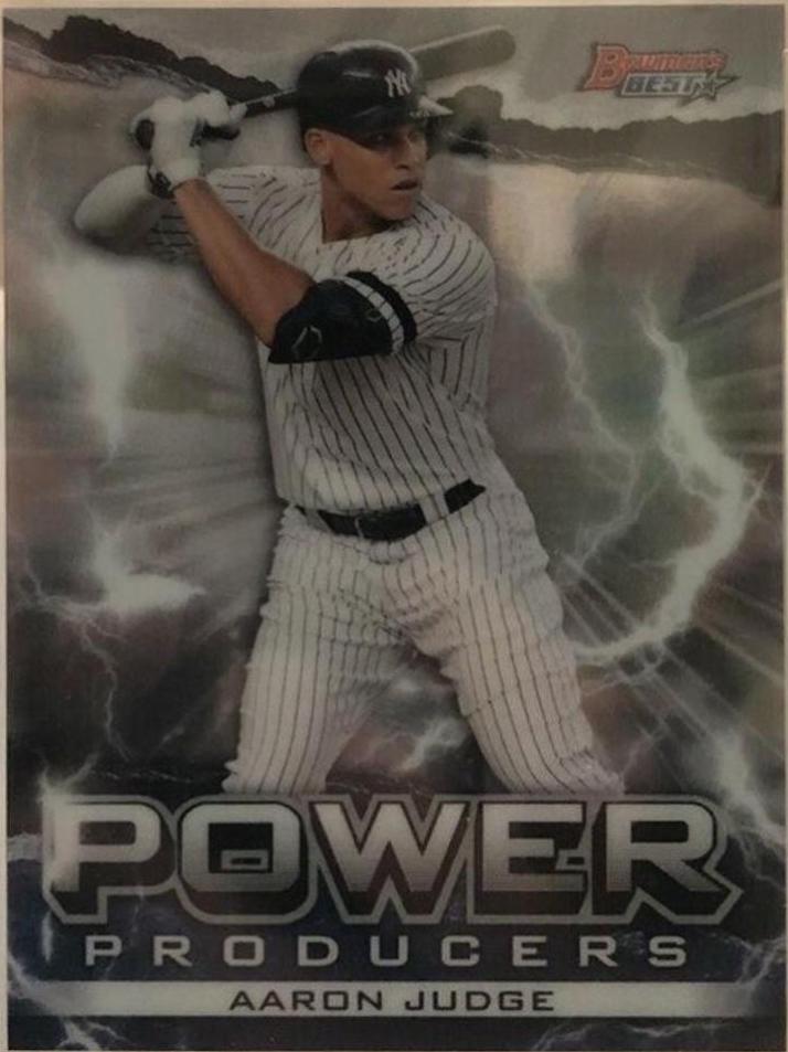 Aaron Judge #PPAJ Baseball Cards 2020 Bowman's Best Power Producers