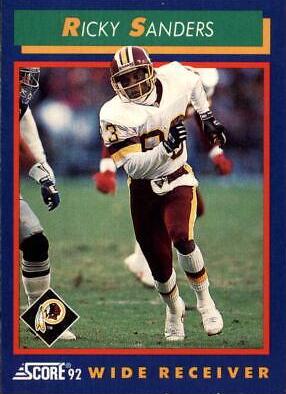 Ricky Sanders #11 Football Cards 1992 Panini Score