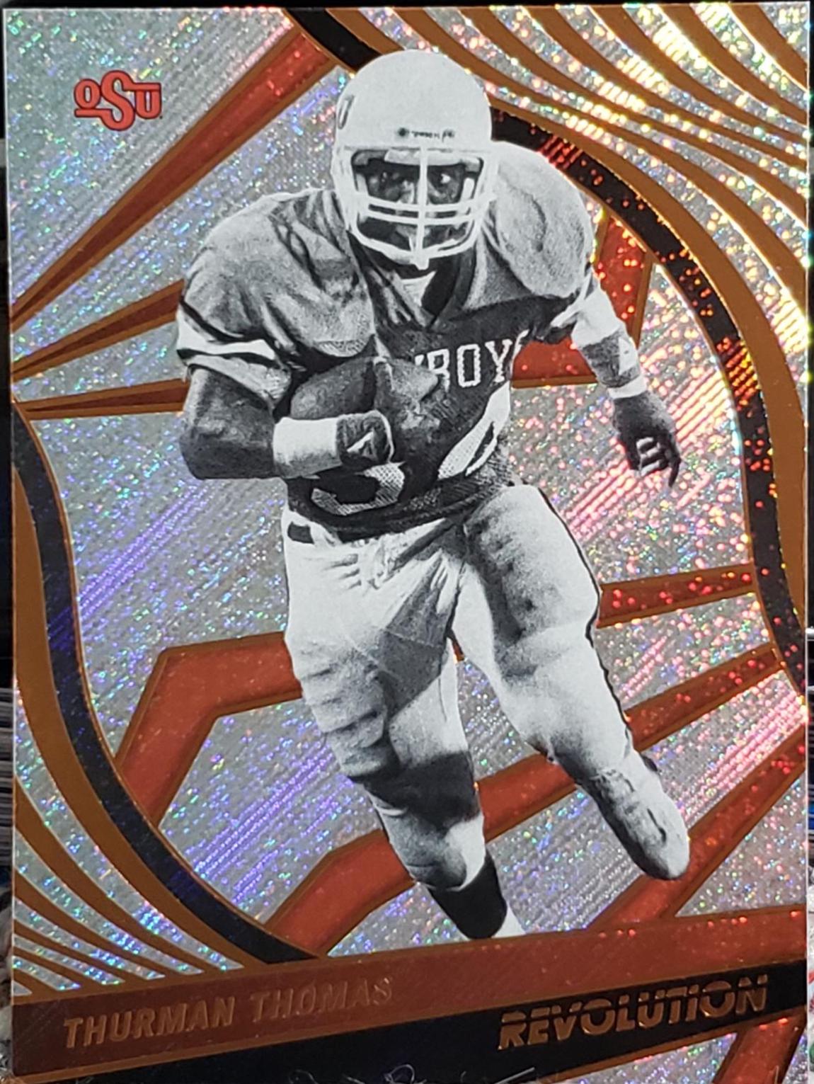 Thurman Thomas #19 2023 Panini Chronicles Draft Picks Revolution Football