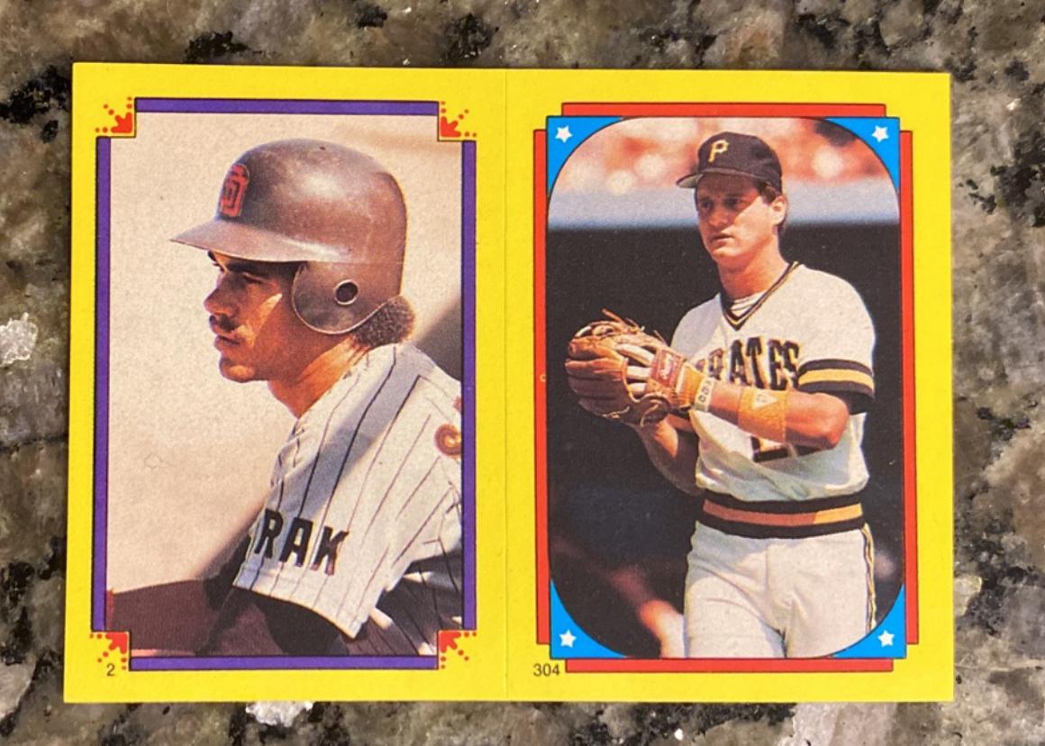 Benito Santiago, Al Pedrigue, Tim Raines #2, 304, 20 Baseball Cards 1988 Topps Stickercard