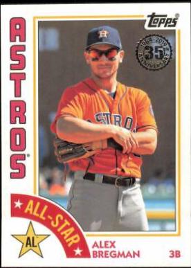Alex Bregman #AB Baseball Cards 2019 Topps 1984 Baseball All Stars