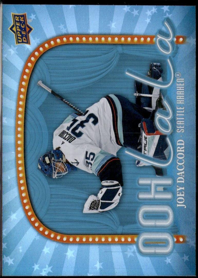 Joey Daccord #OLL-14 Hockey Cards 2024 Upper Deck Ooh La La