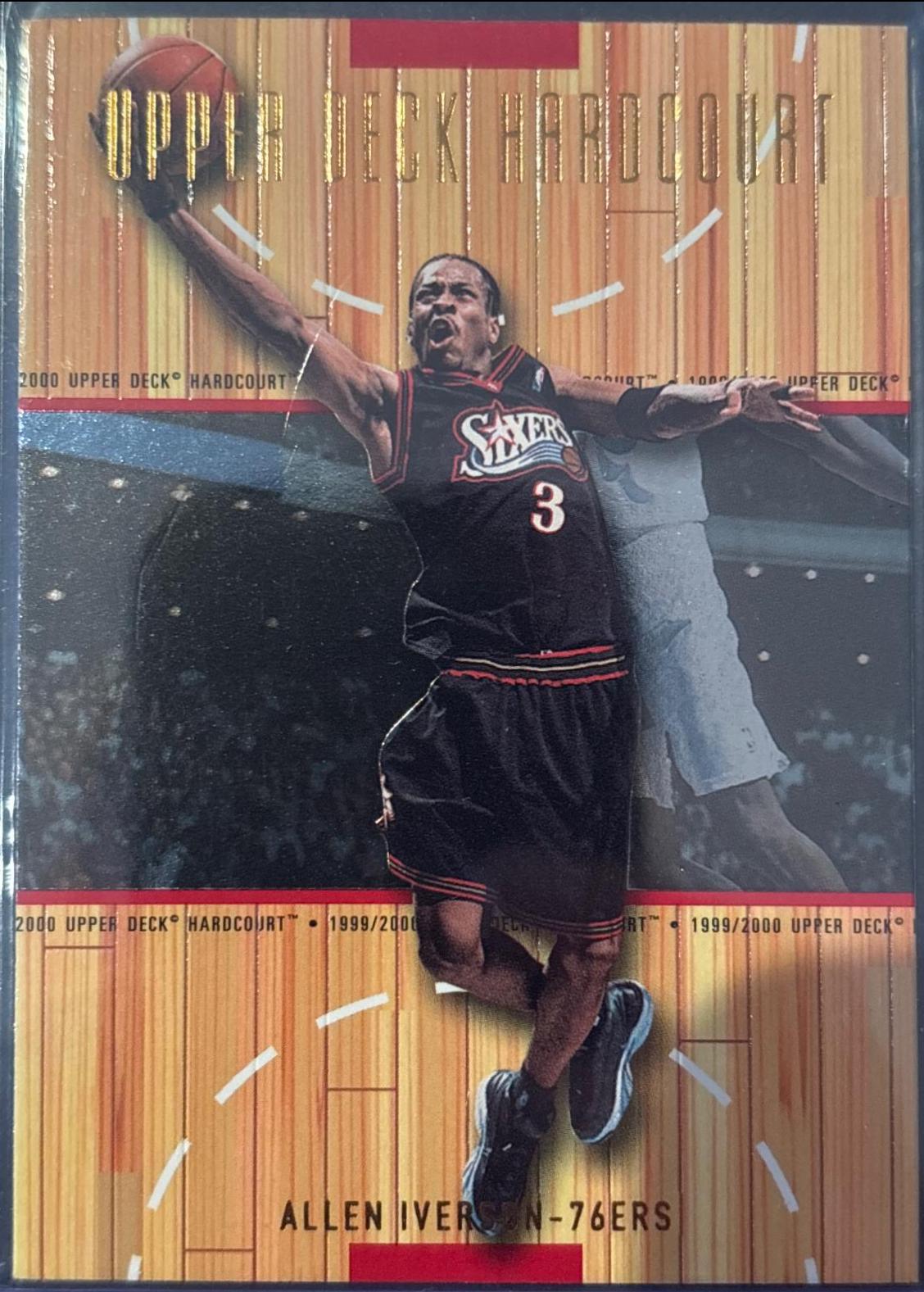 Allen Iverson #40 Basketball Cards 1999 Upper Deck Hardcourt