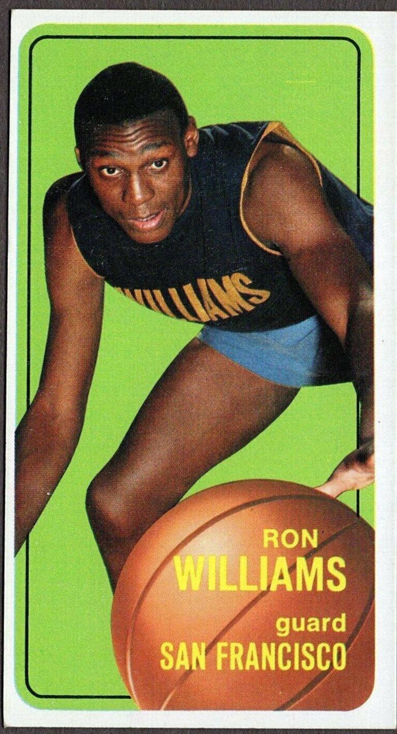 Ron Williams #8 Basketball Cards 1970 Topps