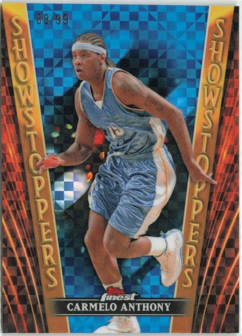 Carmelo Anthony [Blue Checkerboard Refractor] #SS-14