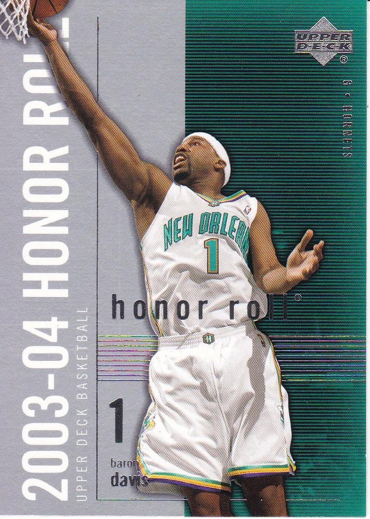 Baron Davis #55 Basketball Cards 2003 Upper Deck Honor Roll