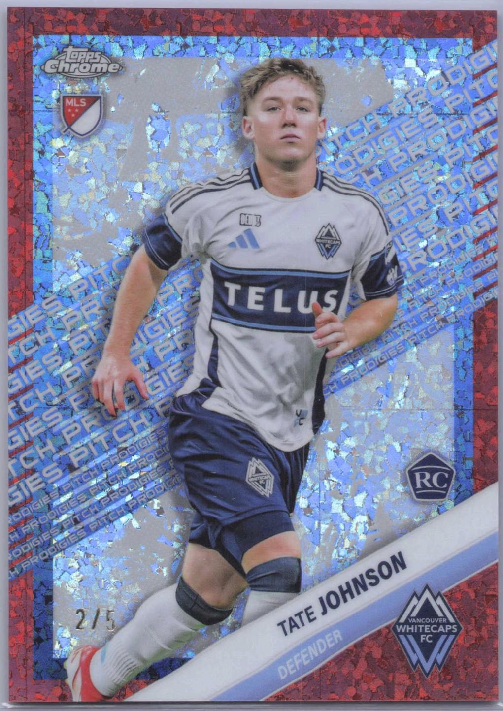 Tate Johnson [Red Mini-Diamonds Refractor] #189