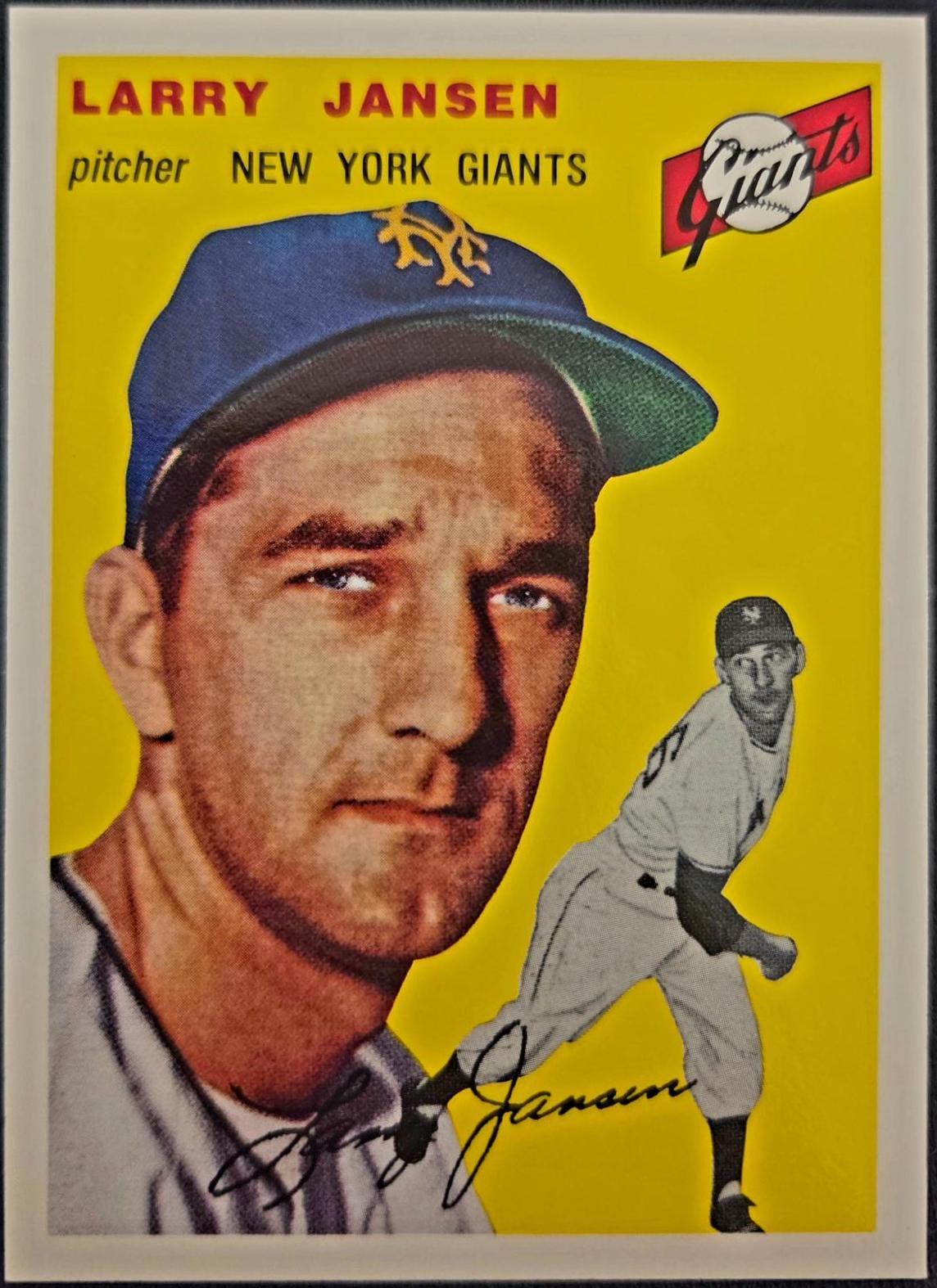 Larry Jansen #200 1994 Topps Archives 1954 Reprint Baseball