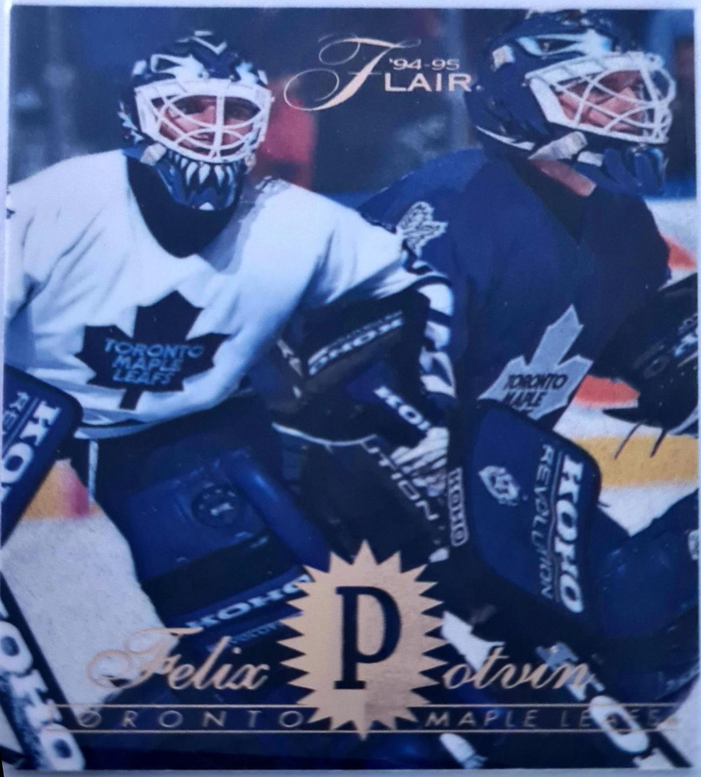 Felix Potvin #184 Hockey Cards 1994 Flair