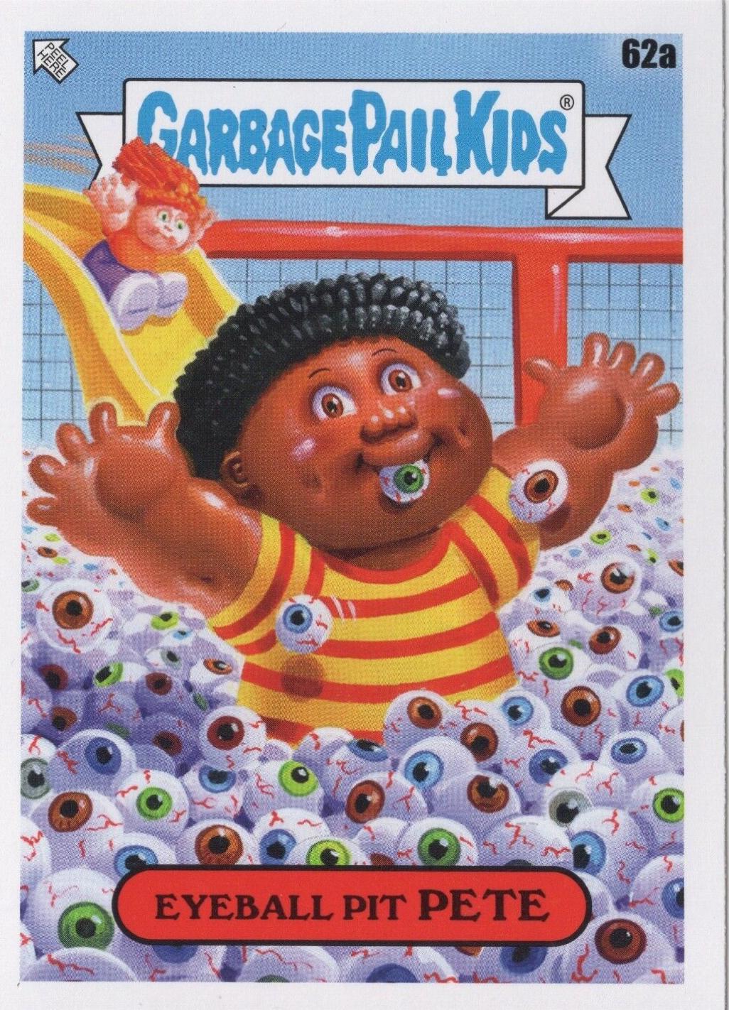 Eyeball Pit Pete #62a Garbage Pail Kids at Play