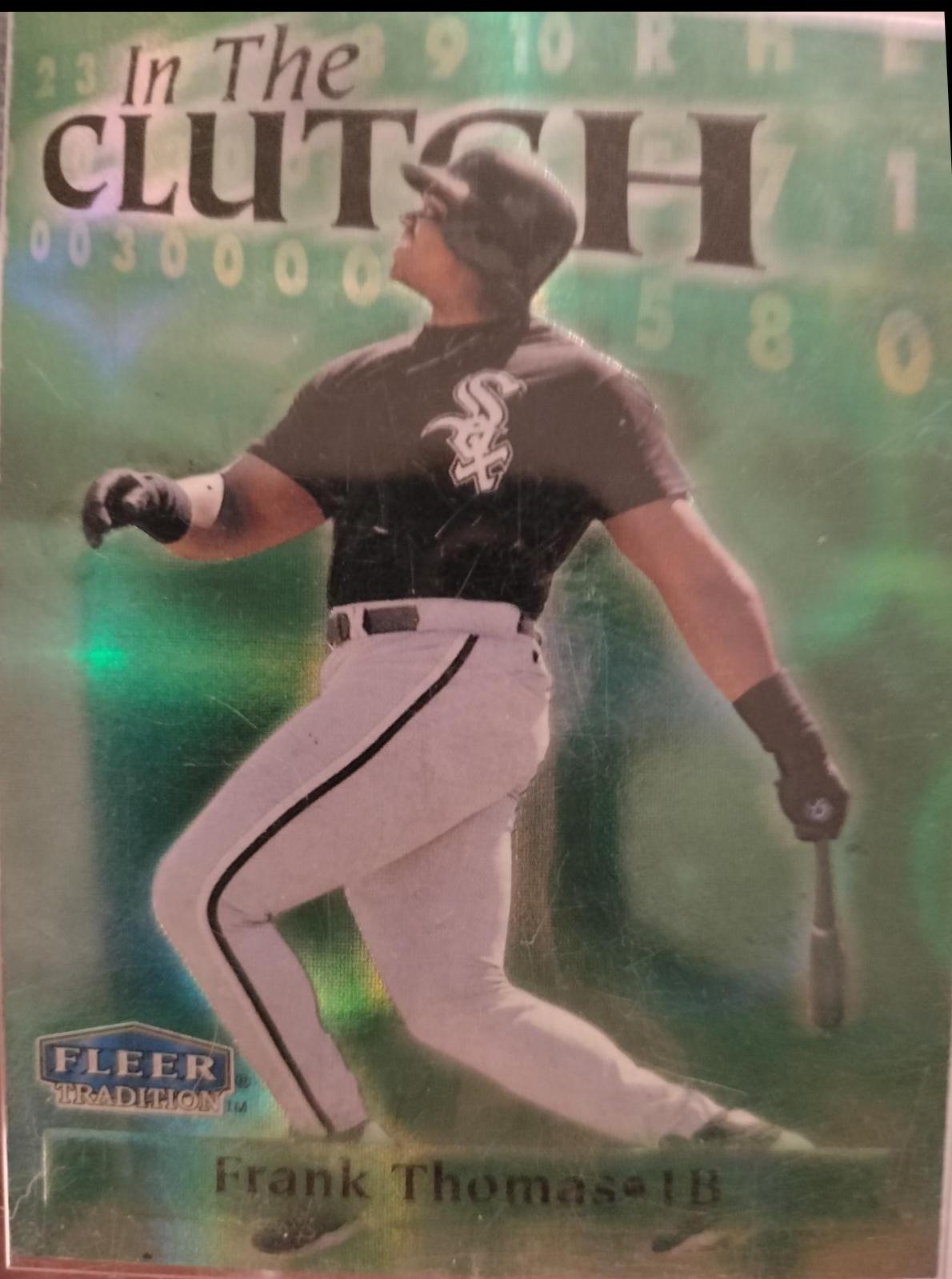 Frank thomas #Ic14 Baseball Cards 1998 Fleer Tradition In the Clutch