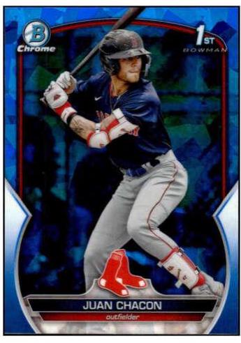 Juan Chacon #BCP-105 Baseball Cards 2023 Bowman Chrome Prospects Sapphire