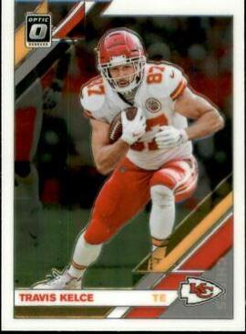 Travis Kelce #2 Football Cards 2019 Donruss Optic