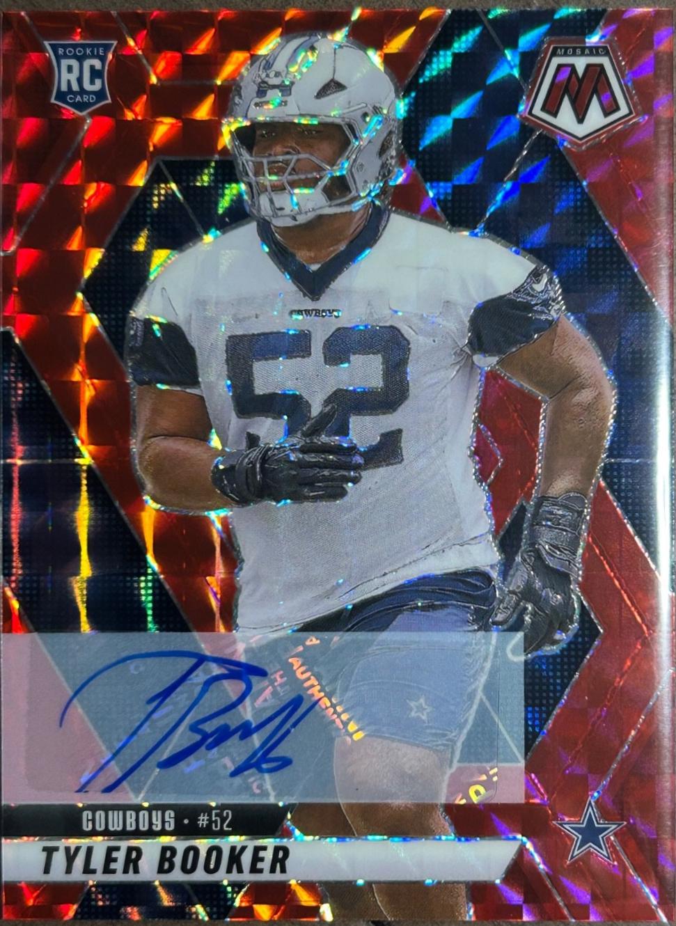 Tyler Booker [Red] #348 Prices | 2025 Panini Mosaic Rookie Autographs ...