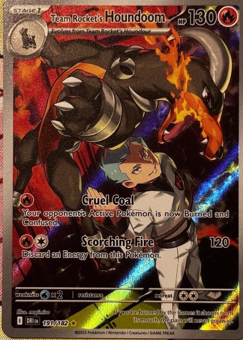 Team Rocket's Houndoom #191 Pokemon Destined Rivals