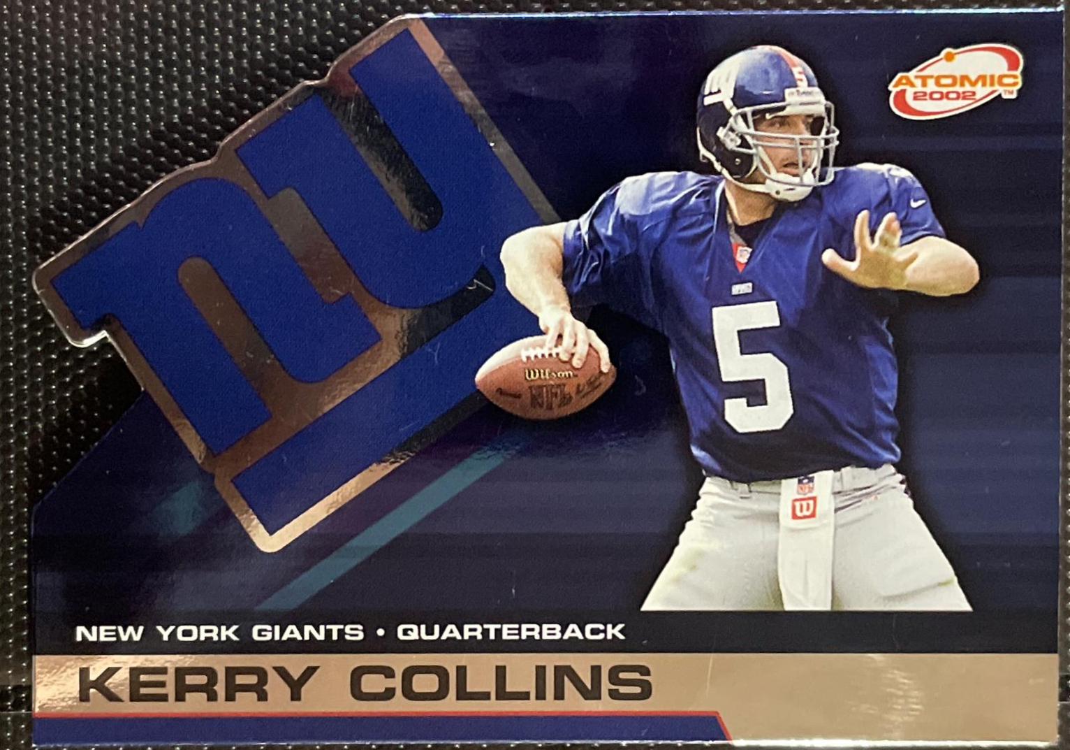 Kerry Collins #63 2002 Pacific Atomic Football