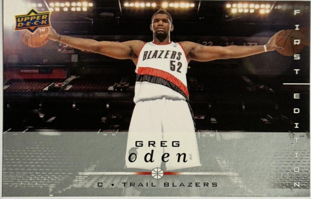 Greg Oden #156 Basketball Cards 2008 Upper Deck First Edition