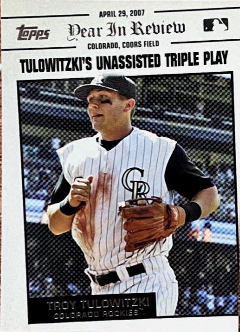 Troy Tulowitzki #YR29 2008 Topps Baseball Year in Review