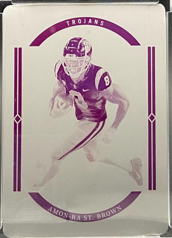 Amon-Ra St. Brown [Printing Plate] #16