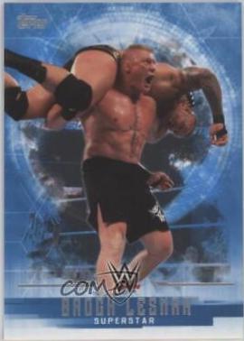 Brock Lesnar #7 Wrestling Cards 2017 Topps WWE Undisputed