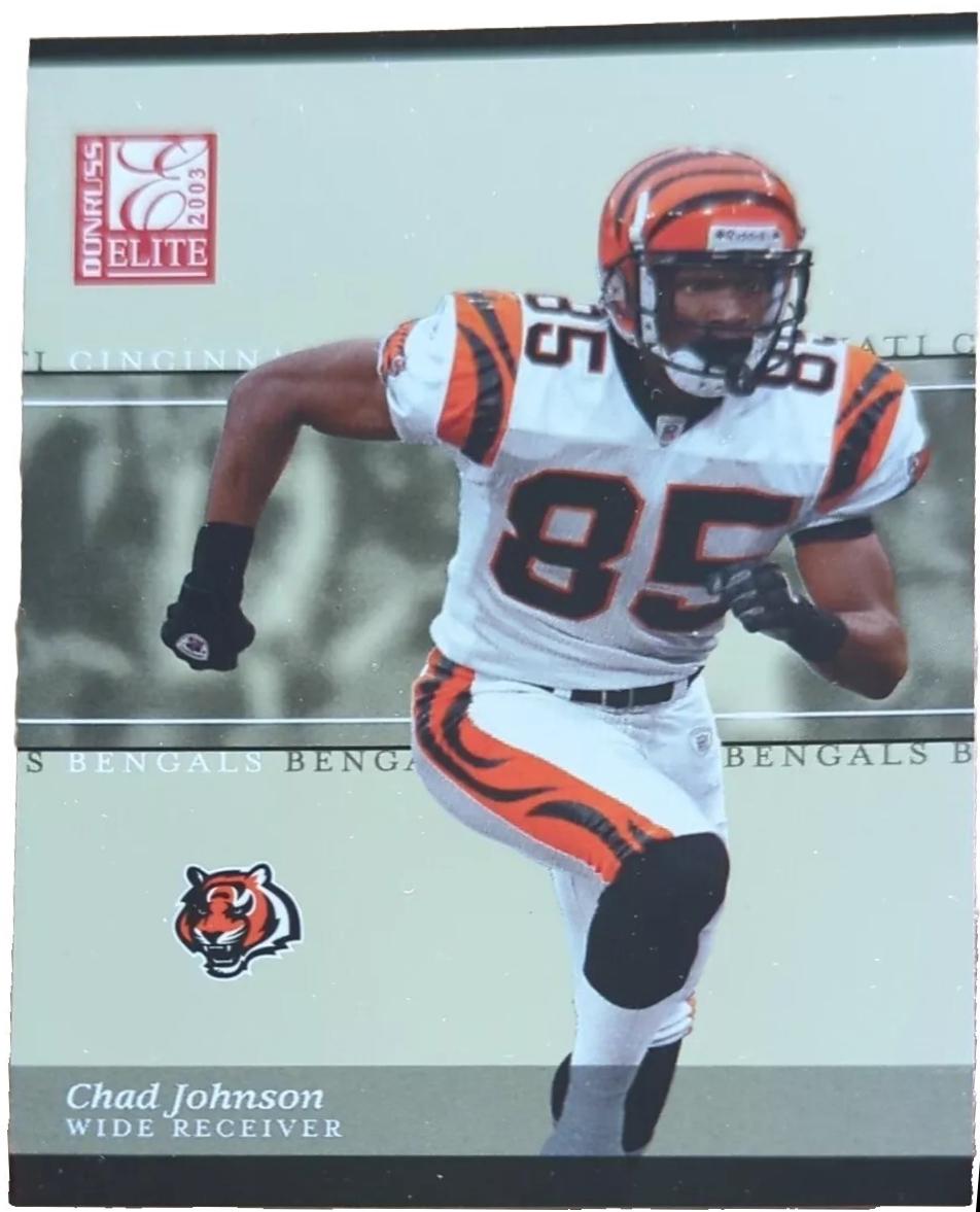 Chad Johnson #10 2003 Panini Donruss Elite Football