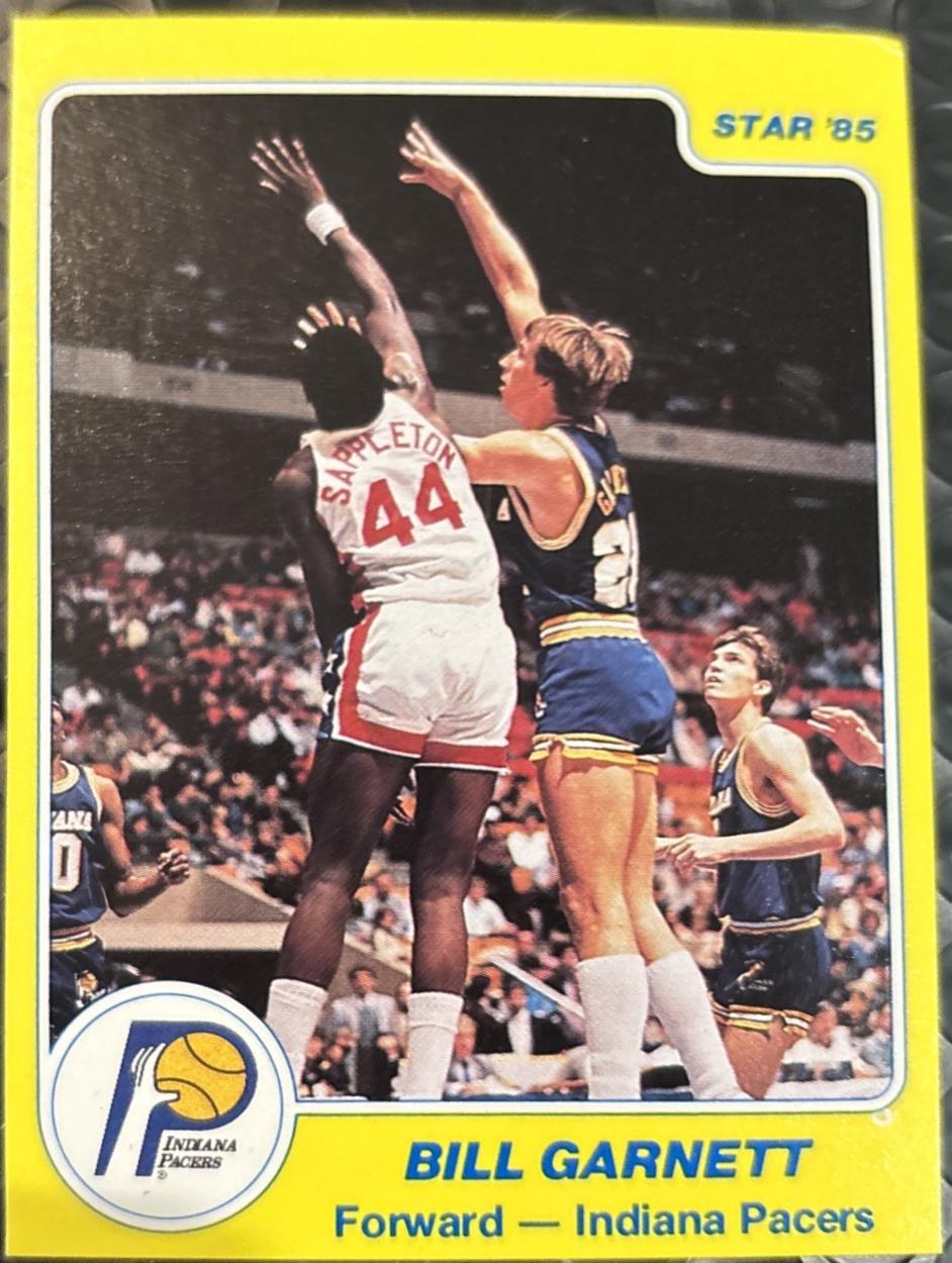 Bill Garnett #56 1984-85 Star Basketball
