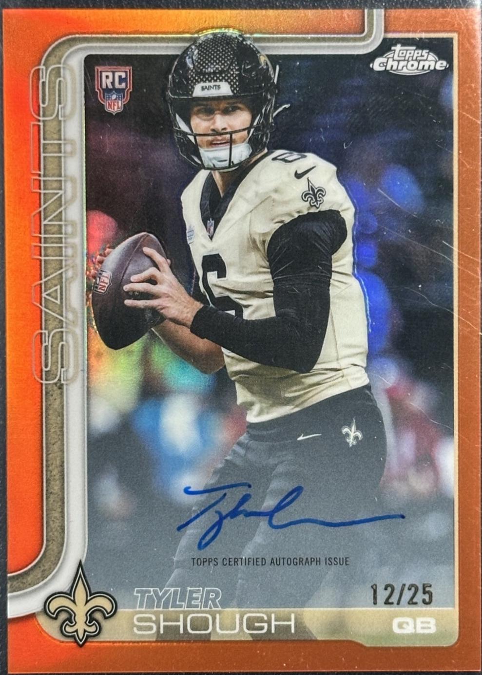 Tyler Shough [Orange Refractor] #RA-TYS