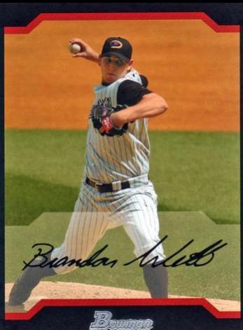 Brandon Webb #42 Baseball Cards 2004 Bowman