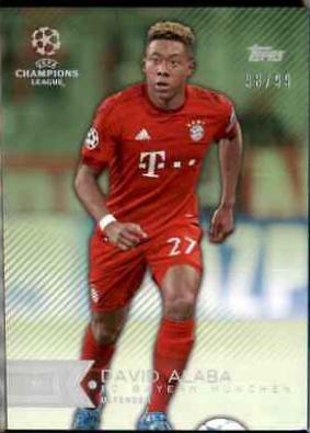 David Alaba #132 2015 Topps UEFA Champions League Showcase