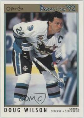 Doug Wilson #6 Hockey Cards 1991 O-Pee-Chee Premier