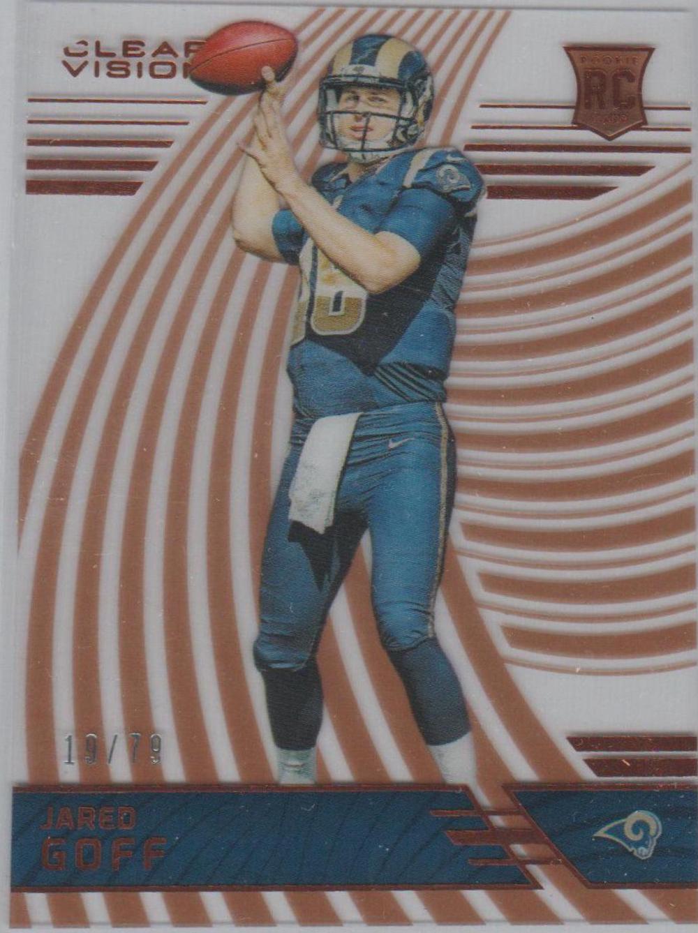 Jared Goff #167 2016 Panini Clear Vision Football