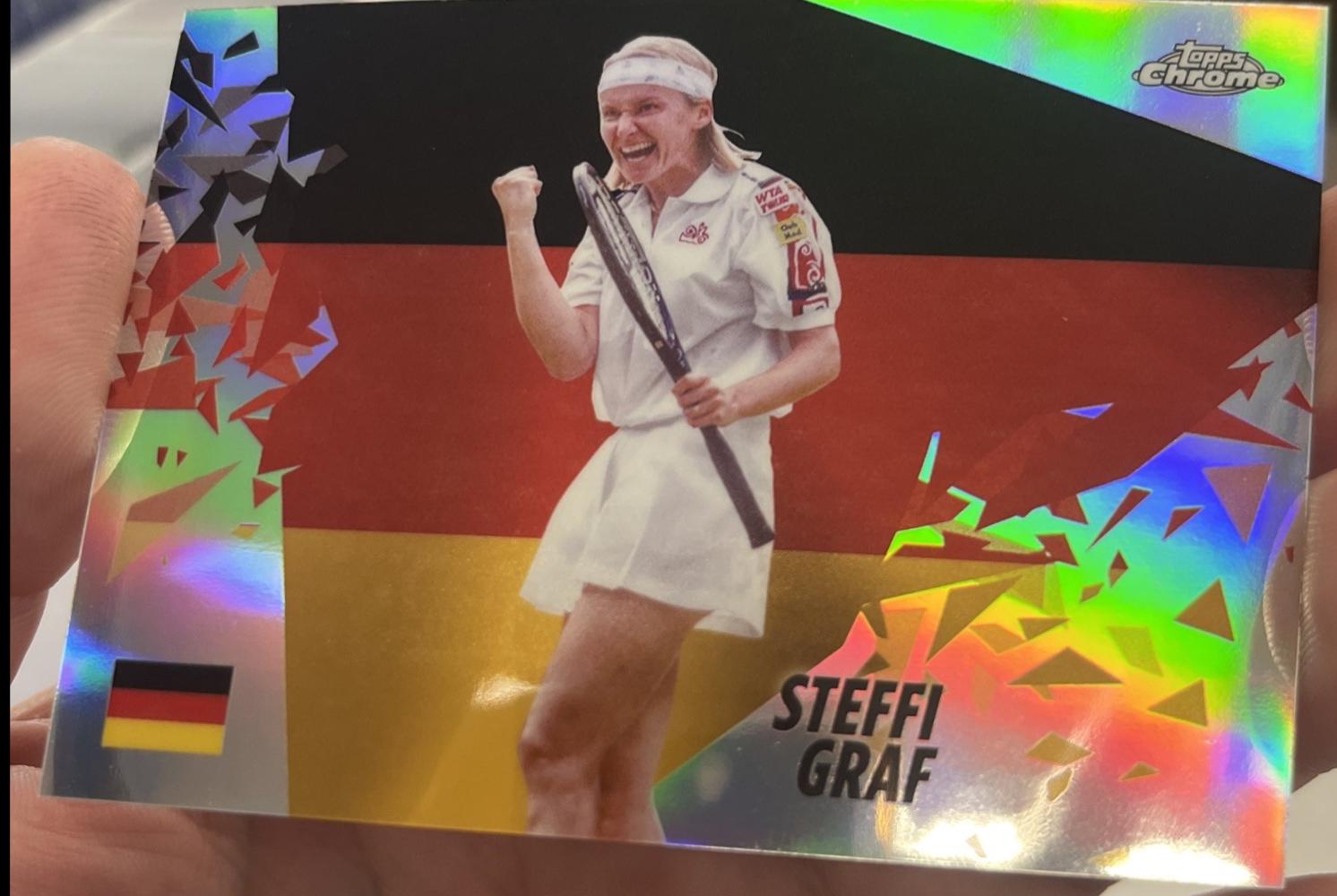 Steffi Graf #PPR-SG Tennis Cards 2024 Topps Chrome Patriotic Pride