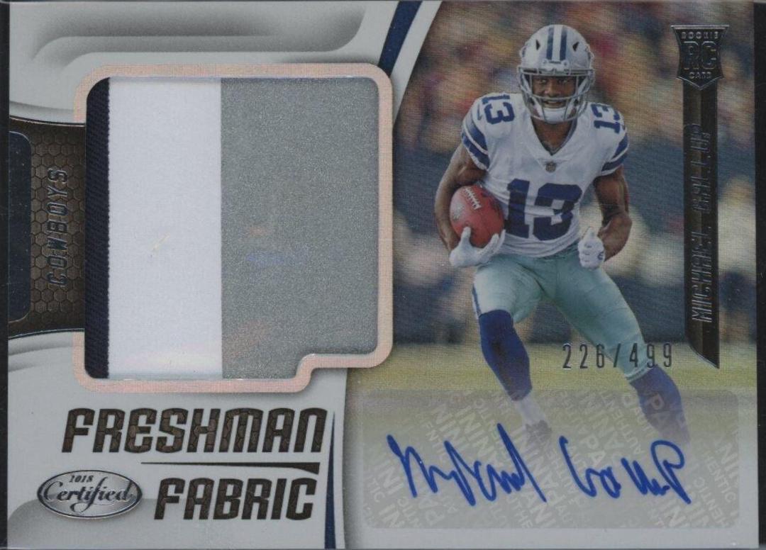Michael Gallup #240 2018 Panini Certified Football