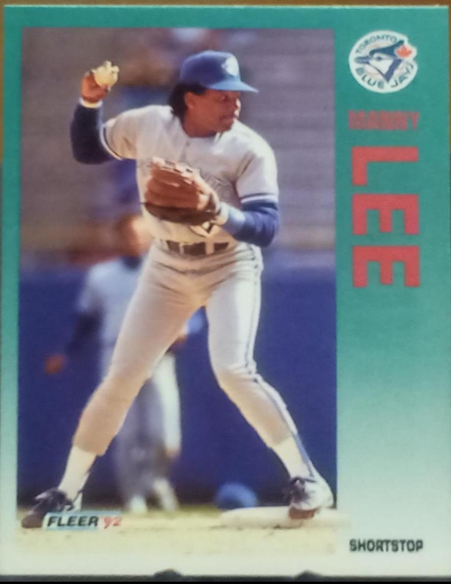Manny Lee #333 Baseball Cards 1992 Fleer