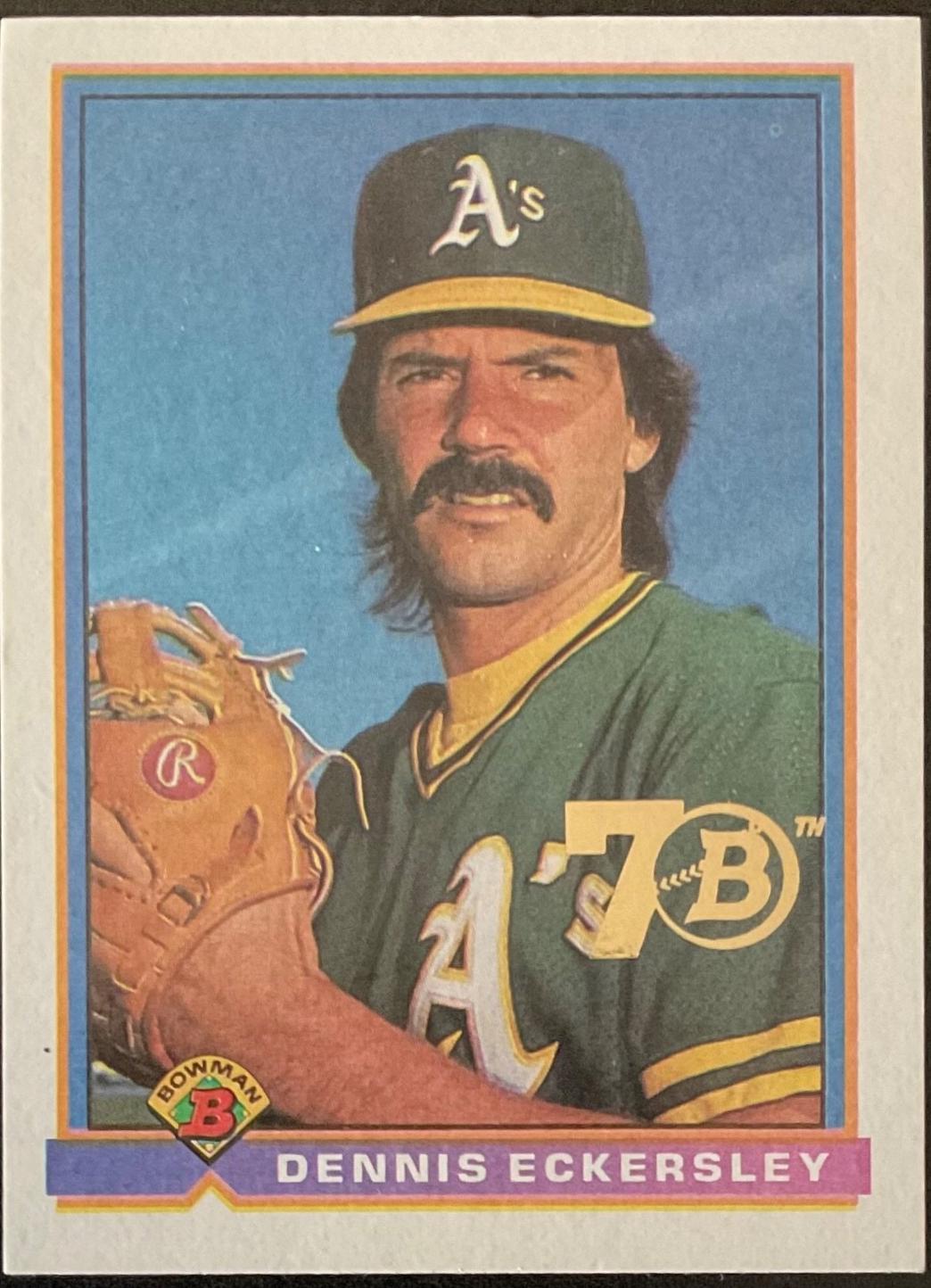 Dennis Eckersley #237 2017 Bowman 1991 Buybacks Baseball