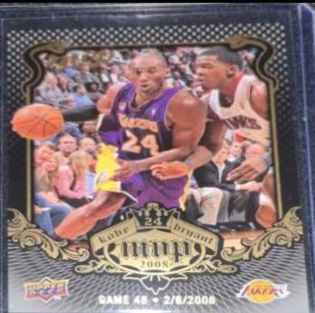 Bryant #KB-48 Basketball Cards 2008 Upper Deck MVP Kobe