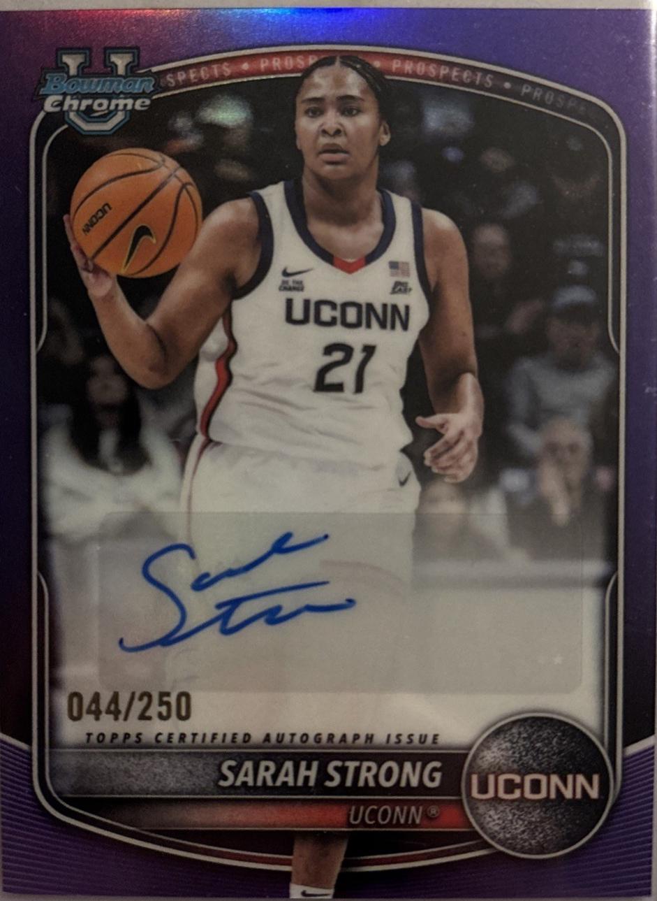 Sarah Strong [Purple Refractor] #CPA-SS