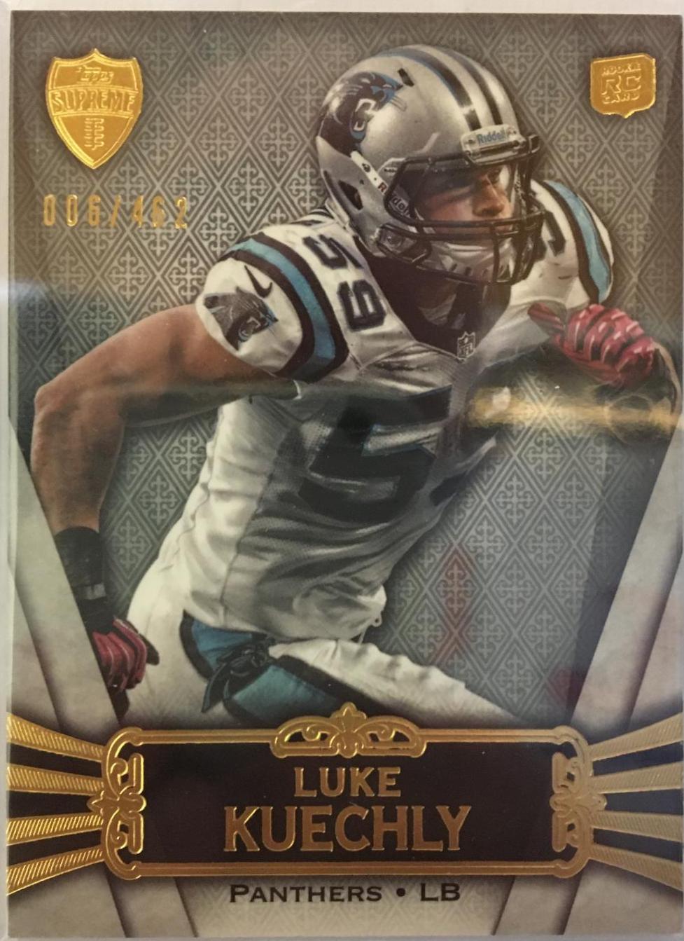 Luke Kuechly #65 Football Cards 2012 Topps Supreme