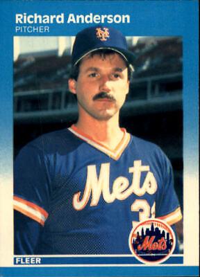 Richard Anderson #2 Baseball Cards 1987 Fleer