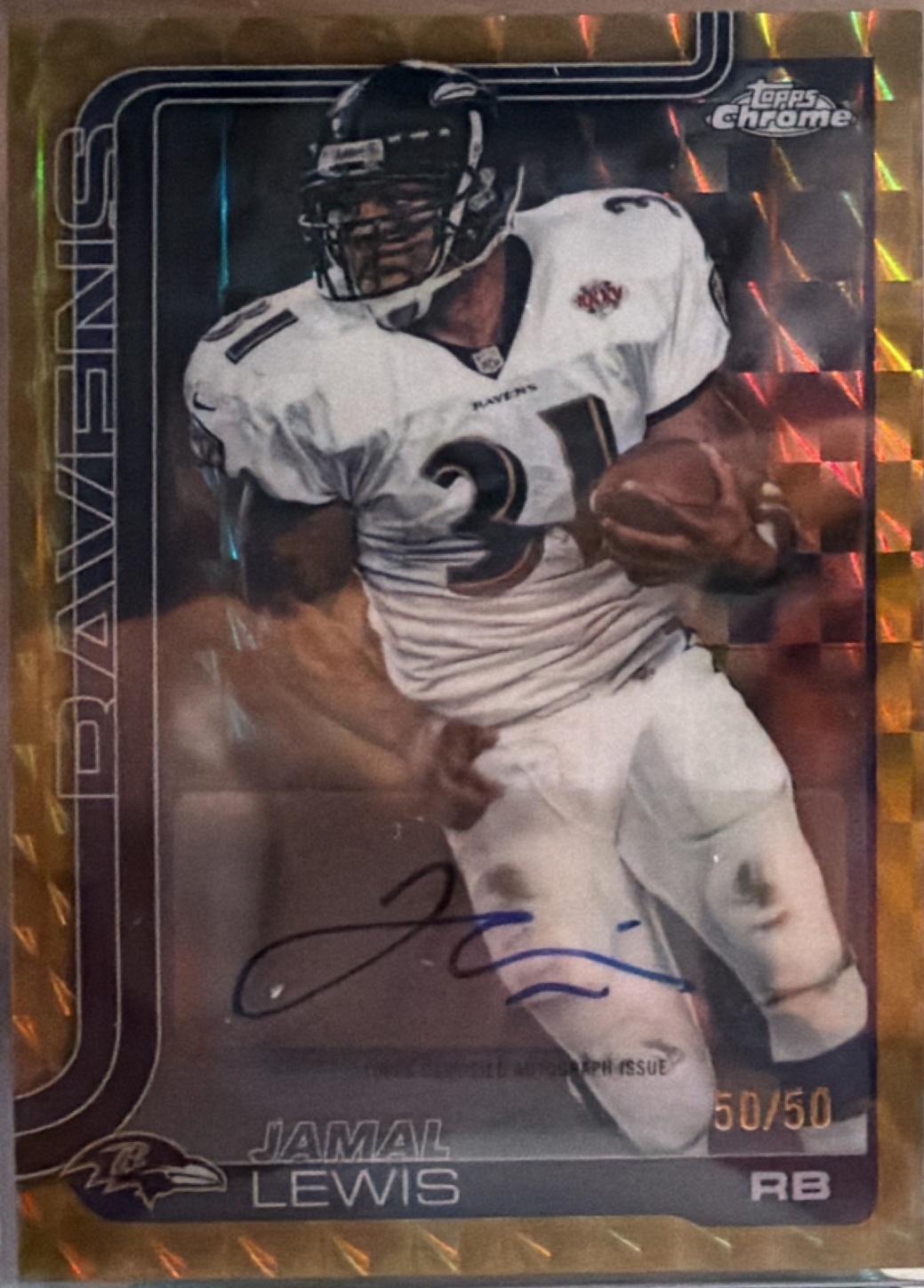Jamal Lewis [Gold Refractor] #CLA-JL