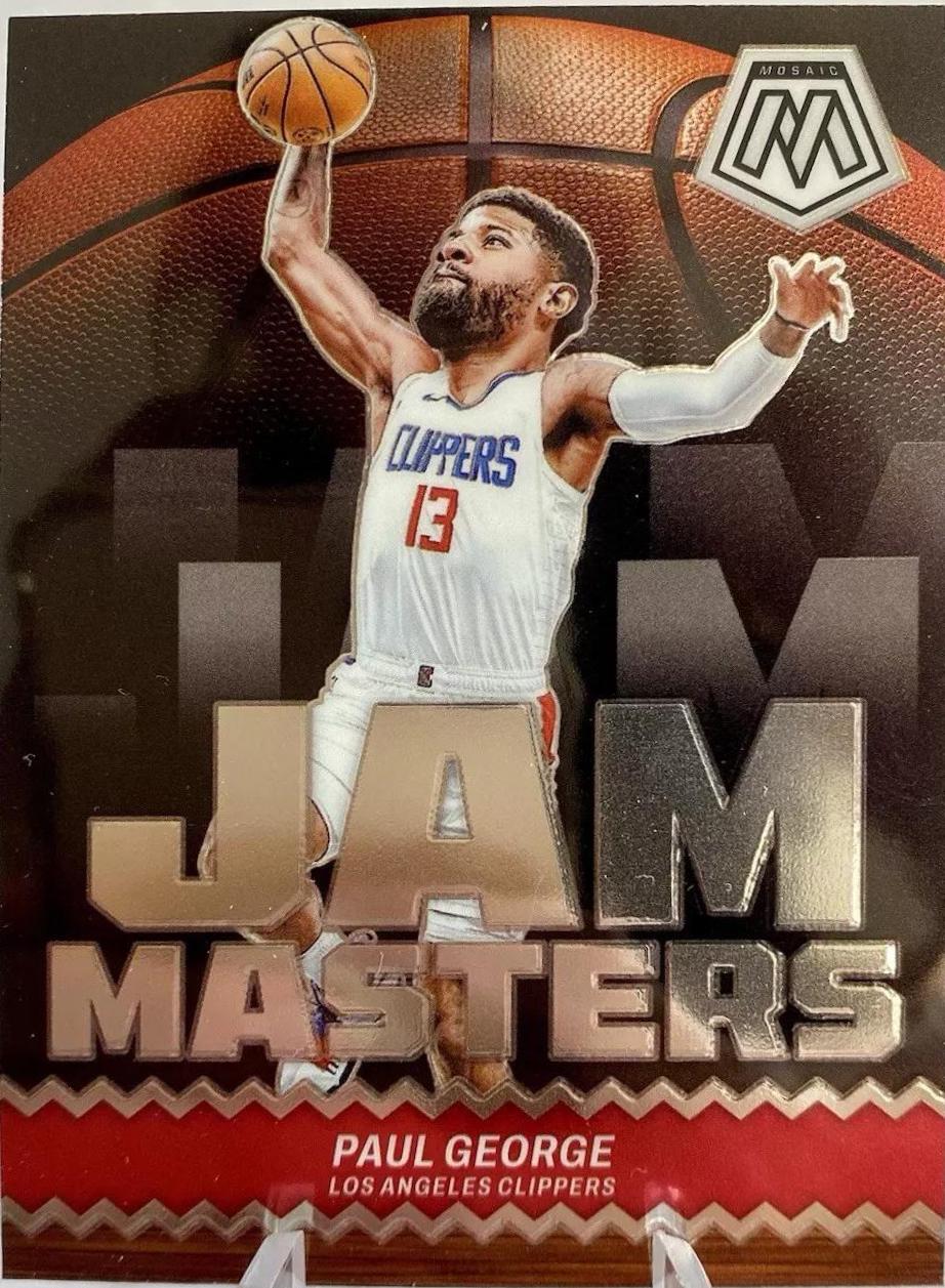 Paul George #4 Basketball Cards 2023 Panini Mosaic Jam Masters