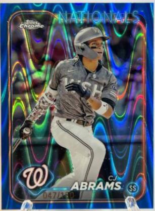 CJ Abrams [Blue Refractor] #247