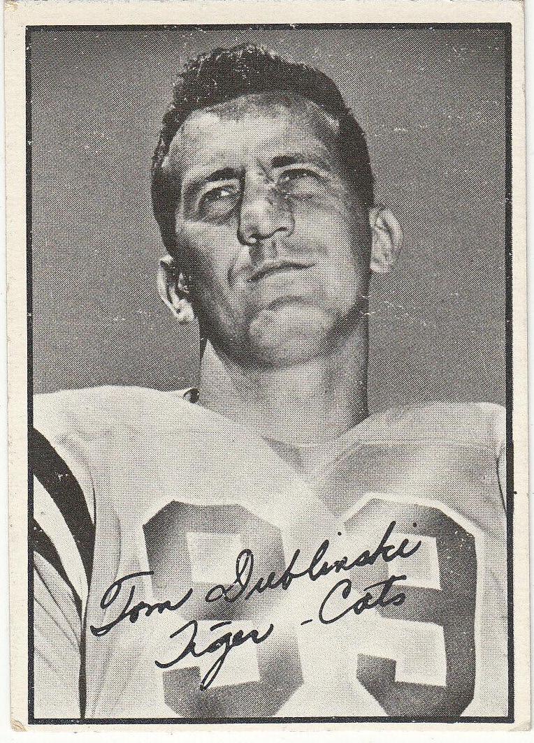 Tom Dublinski #46 Football Cards 1961 Topps CFL