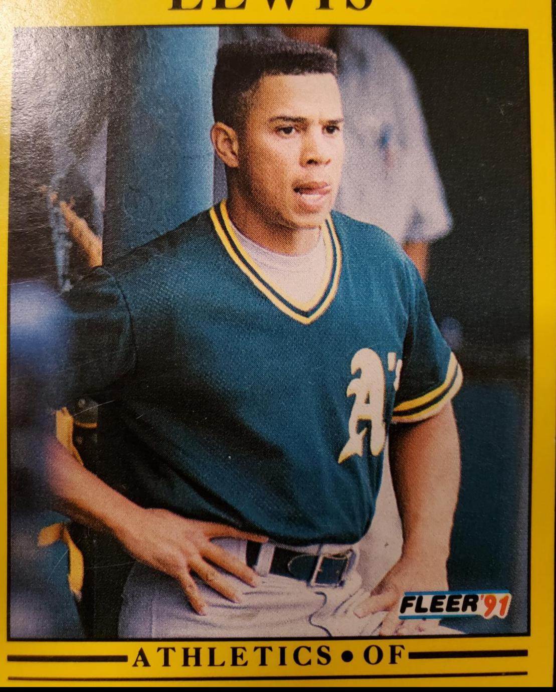 Darren Lewis #15 Baseball Cards 1991 Fleer