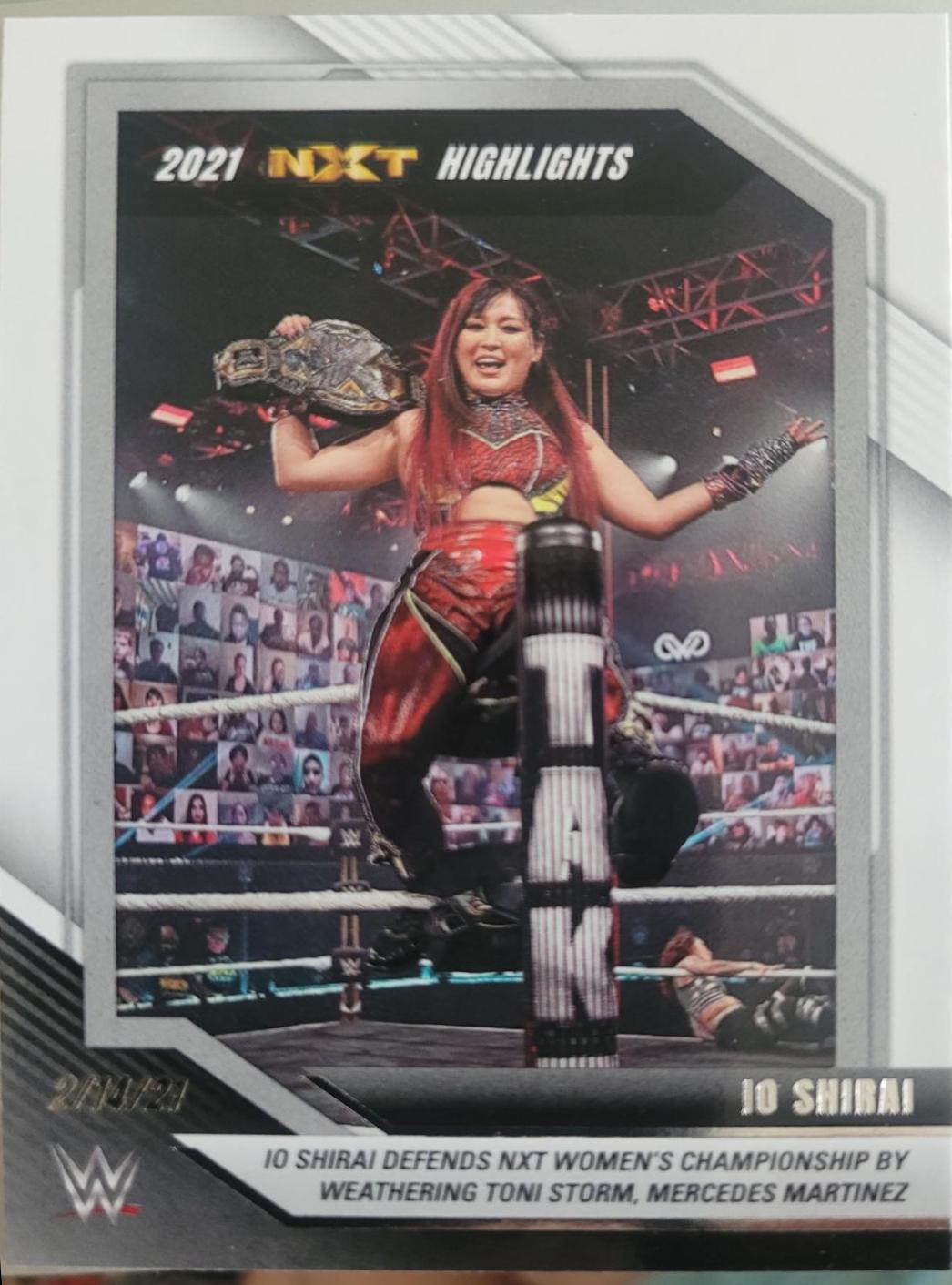 Io Shirai #5 Wrestling Cards 2022 Panini NXT WWE 2021 Highlights