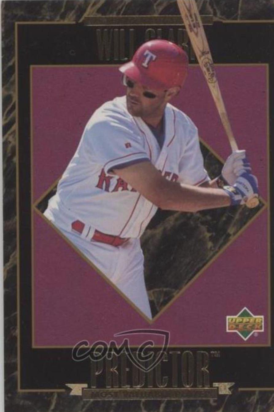 Will Clark #H25 Baseball Cards 1995 Upper Deck Predictor League Leaders