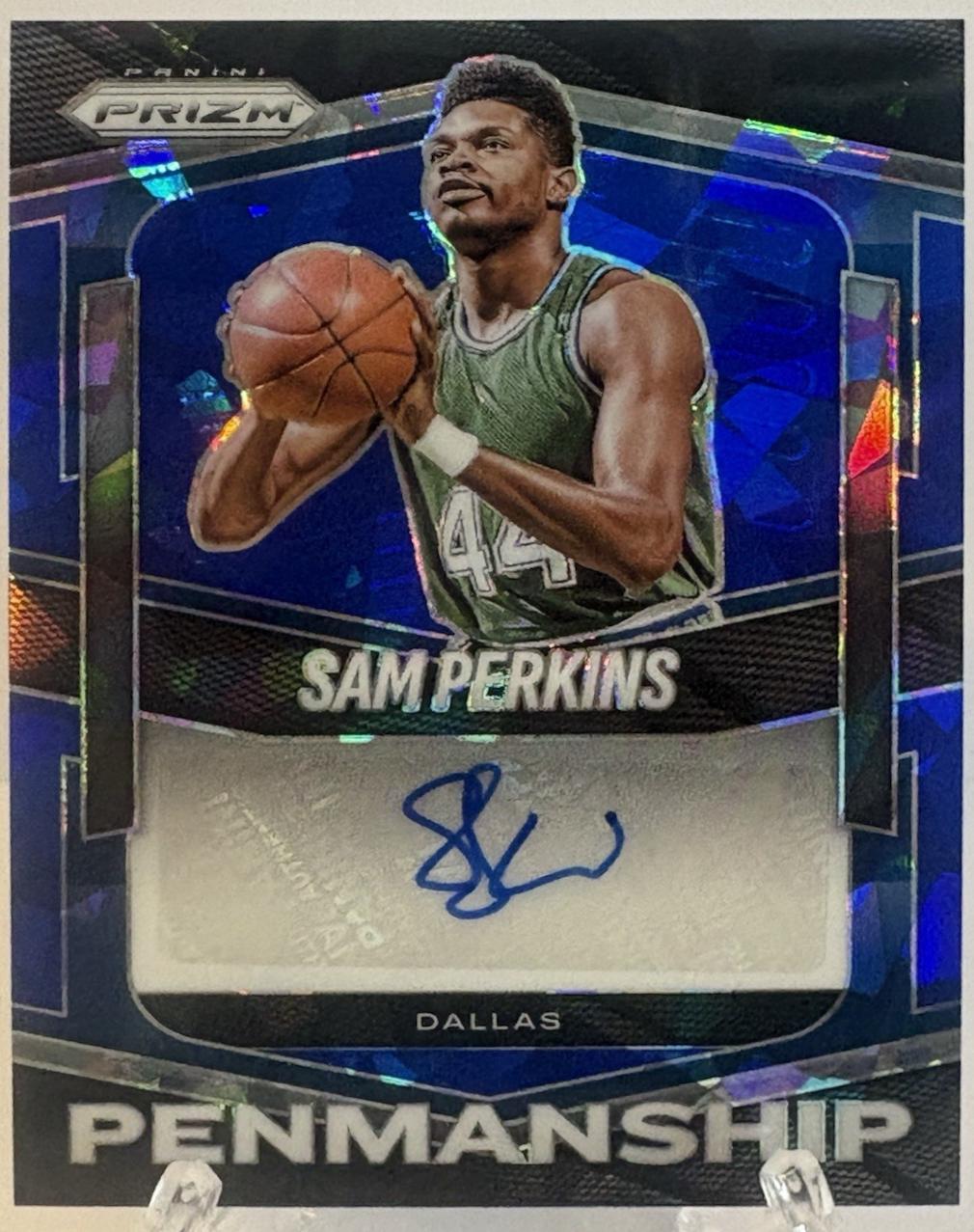 Sam Perkins #6 2025-26 Panini Prizm Basketball Penmanship