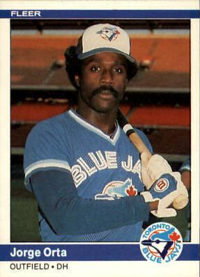 Jorge Orta #166 1984 Fleer Baseball